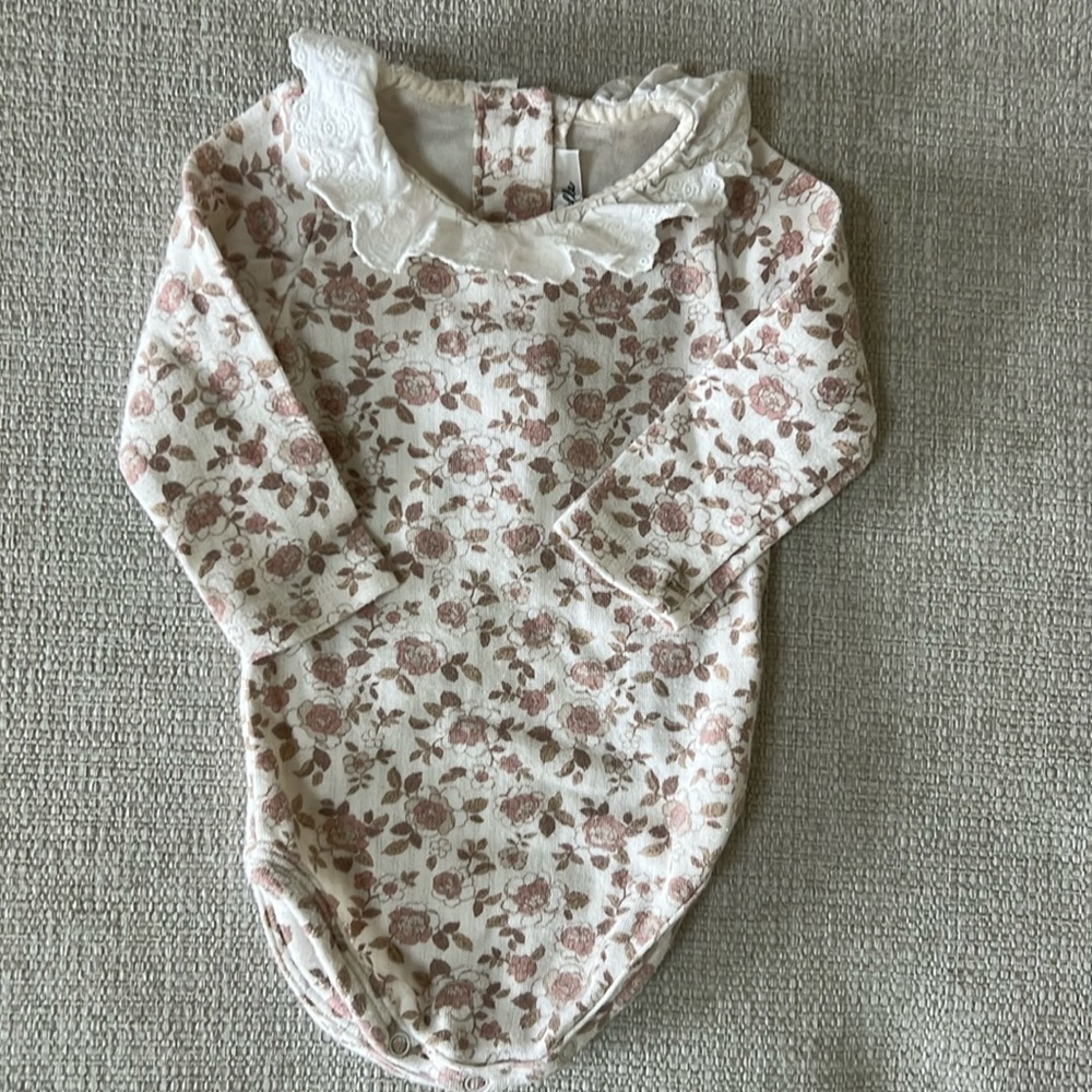 Floral onesie